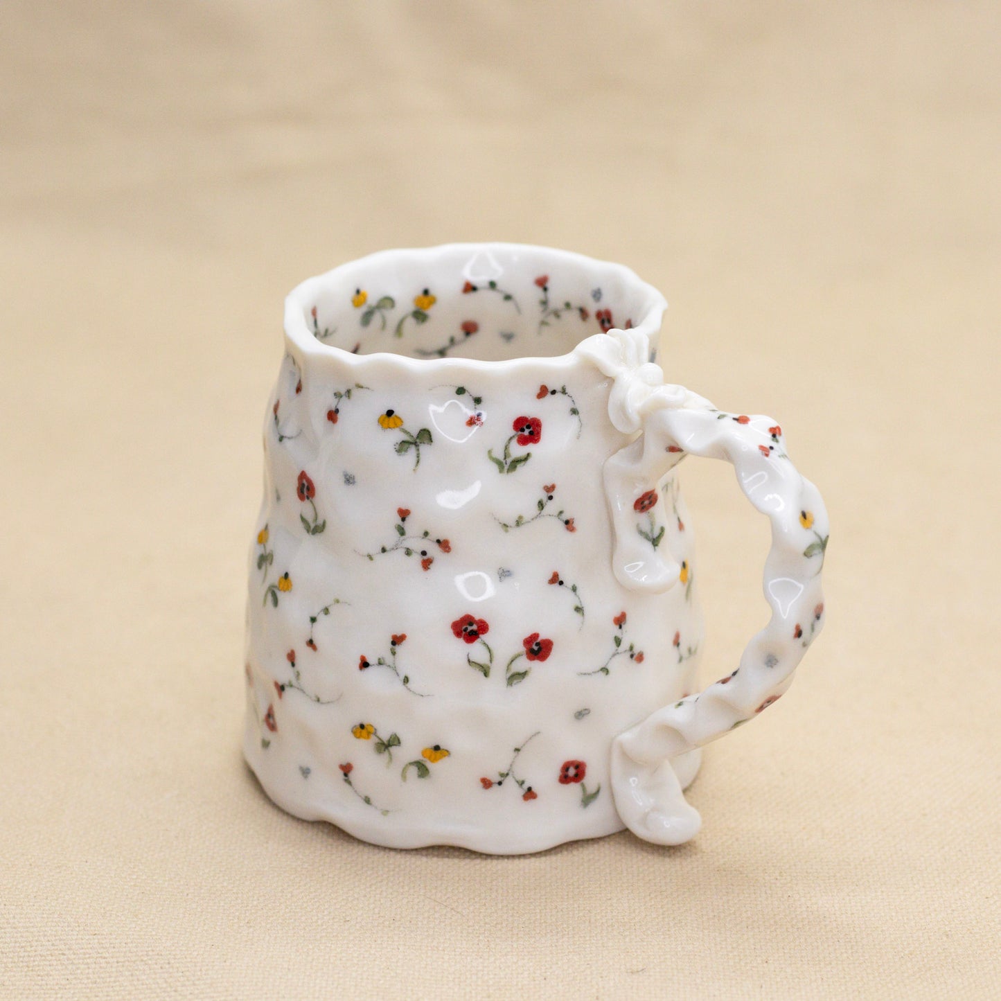 Tapered Secret Garden Mug by Krista Cortese