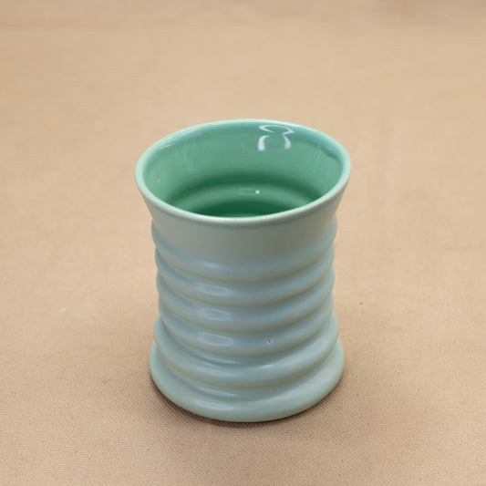 Good Vibe Cup (Turquoise Matte) by Sisters Slipworks