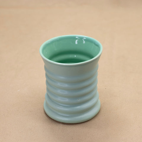 Good Vibe Cup (Turquoise Matte) by Sisters Slipworks