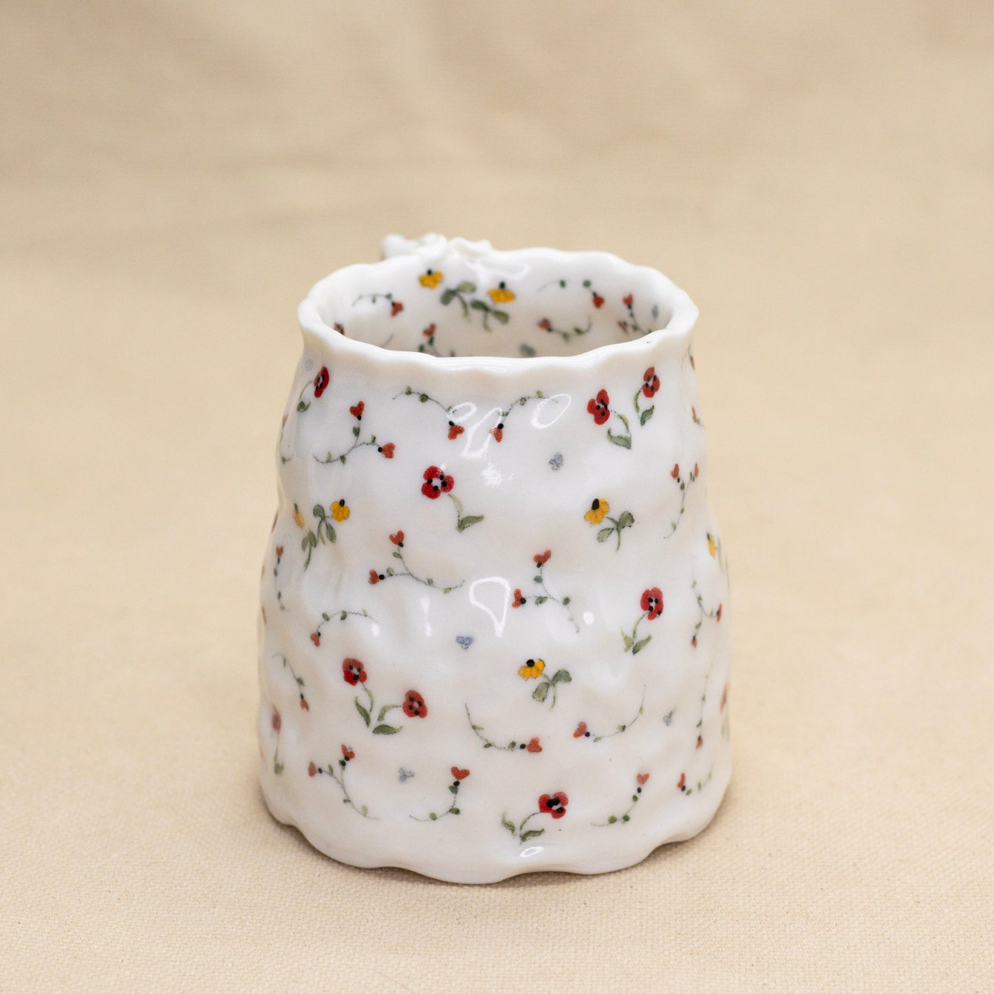 Tapered Secret Garden Mug by Krista Cortese