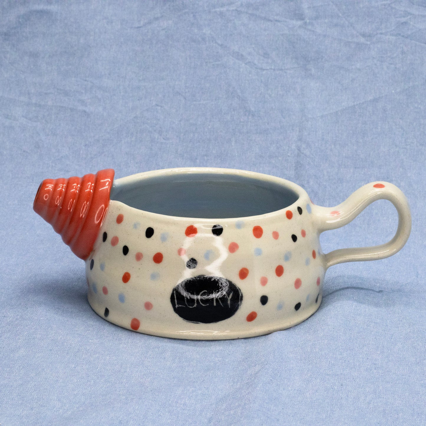 Lucky Rooster Perty Creamer by Frank Jacques