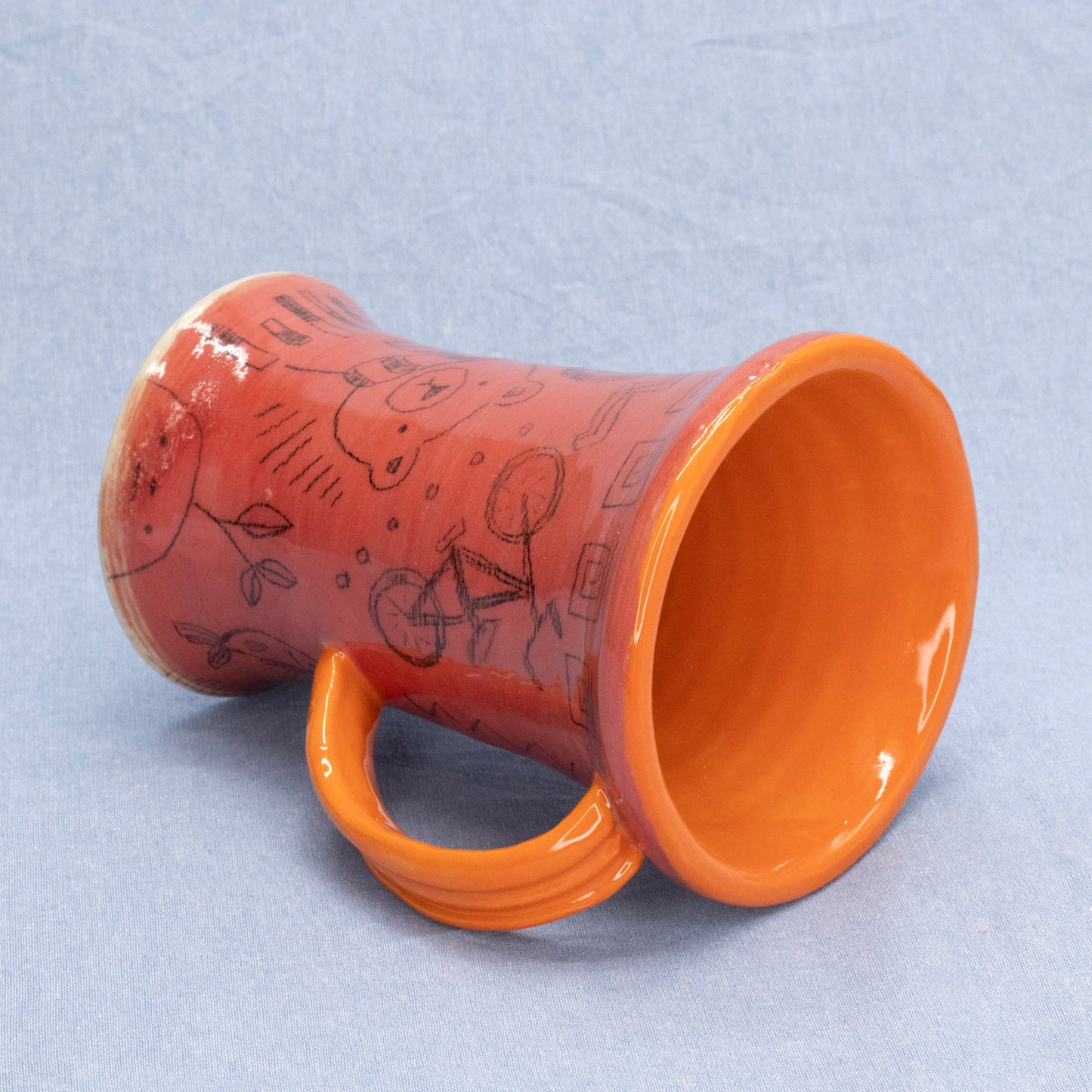Doodle Mug #7 by Sardiniac Clay