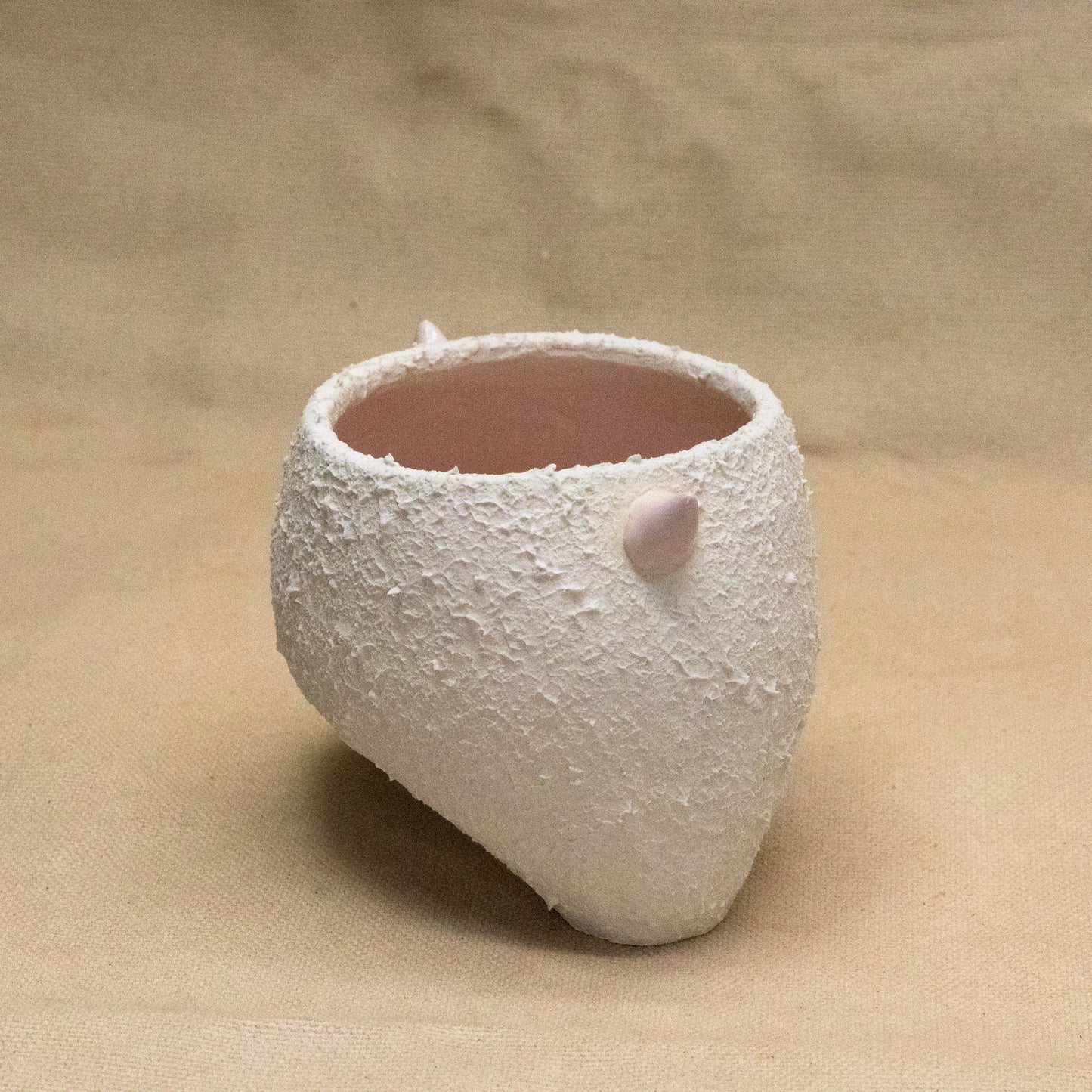 Textured Horned Vase 2 by Hunny Spyke