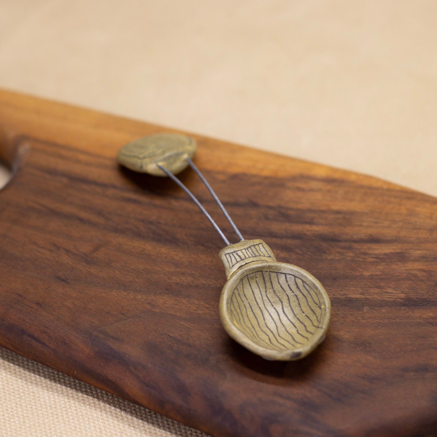 Stirring Spoon with Lines by Nina Berinstein