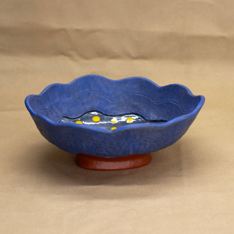 Small Scalloped Oval Bowls by Sarah Haven Ceramics