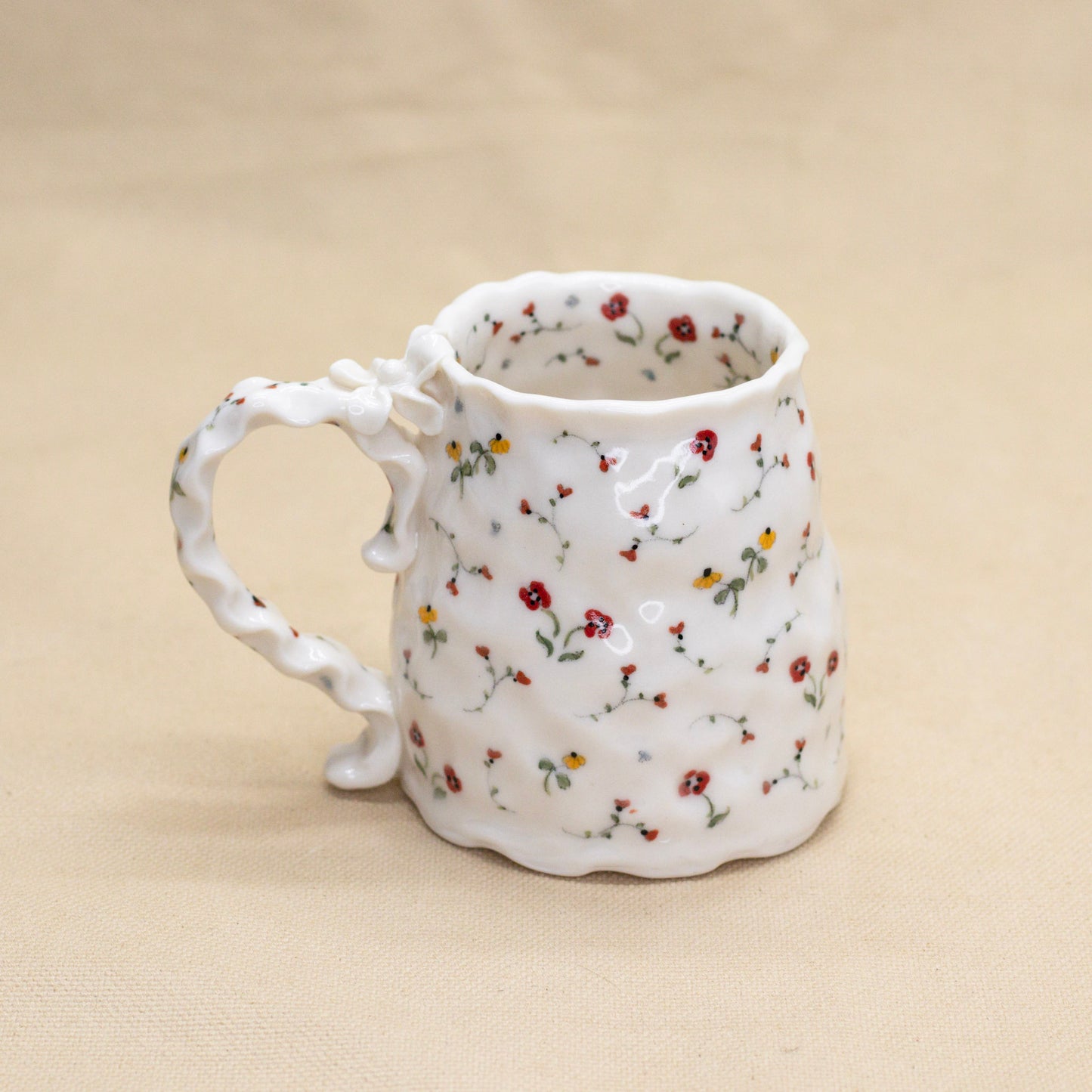 Tapered Secret Garden Mug by Krista Cortese