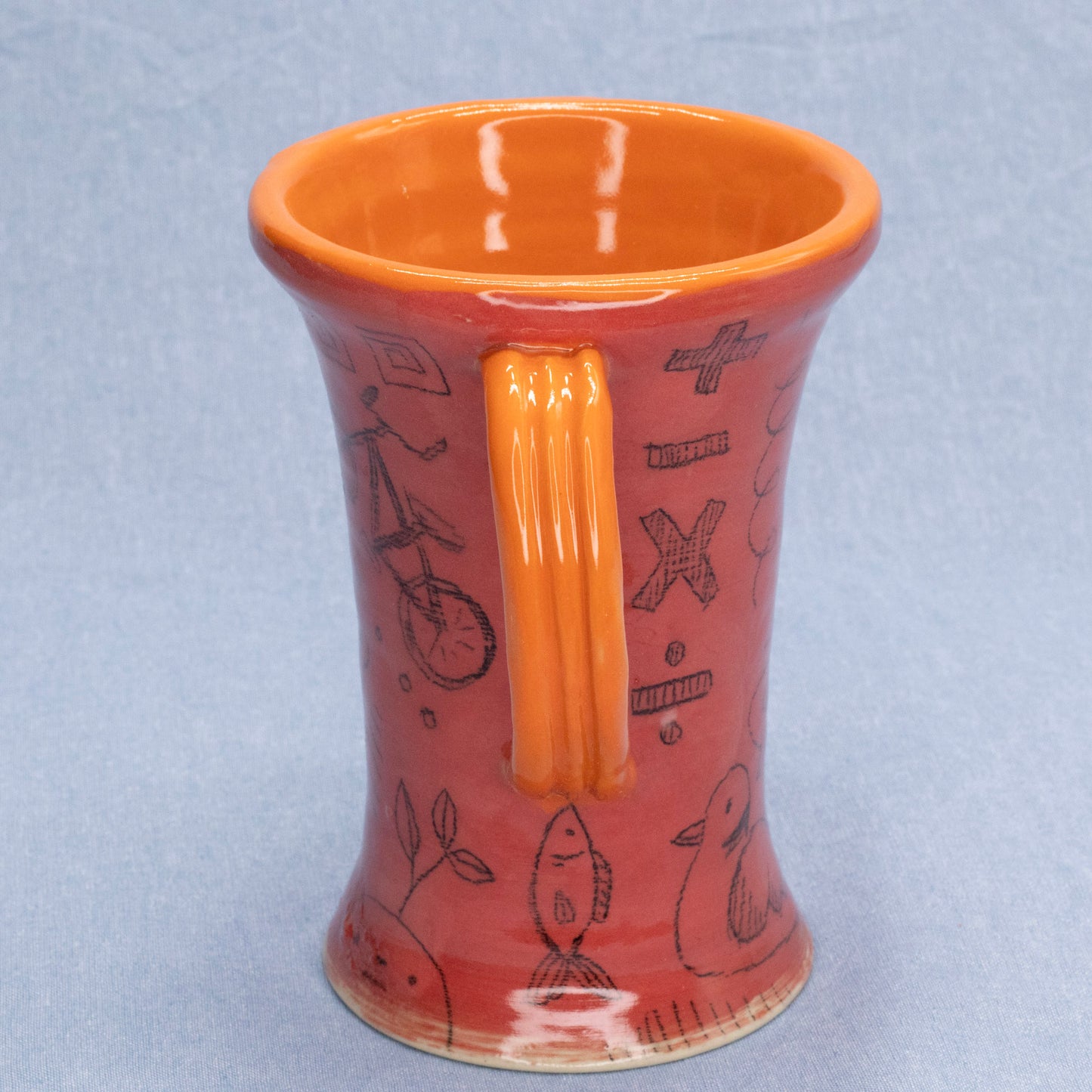 Doodle Mug #7 by Sardiniac Clay
