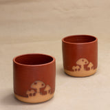 Mushroom Tumblers by Ruby Farms Pottery