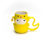 Duck Suit Cat Mug by Bear Won