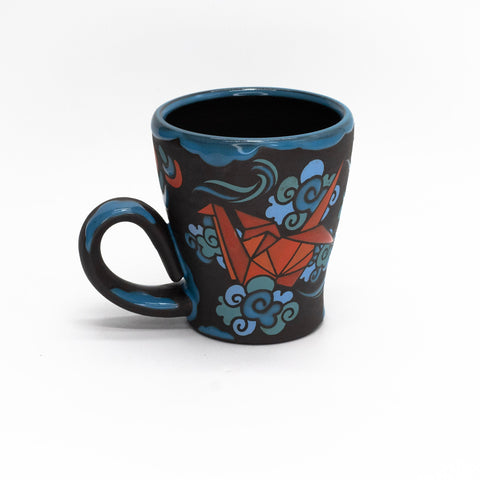 Origami Crane Mug by Meghan Yarnell