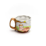 Kitty Cat Picnic Mug by Nicole Amico