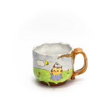 Kitty Cat Picnic Mug by Nicole Amico