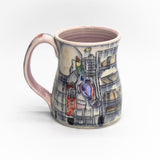 Unicorn Pottery Studio Stein by Laurie Caffery