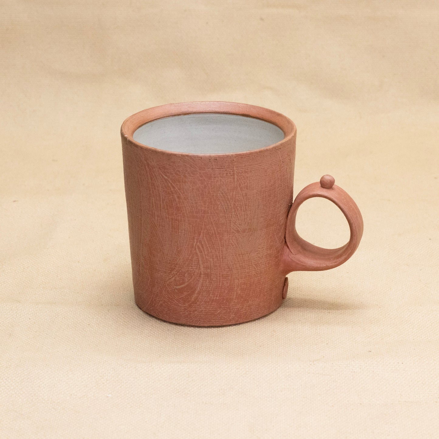 Mug (Pink/Maroon) by Functional Heirlooms