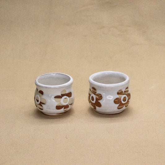 Pair of Flower Copitas by Full Spectrum Ceramics