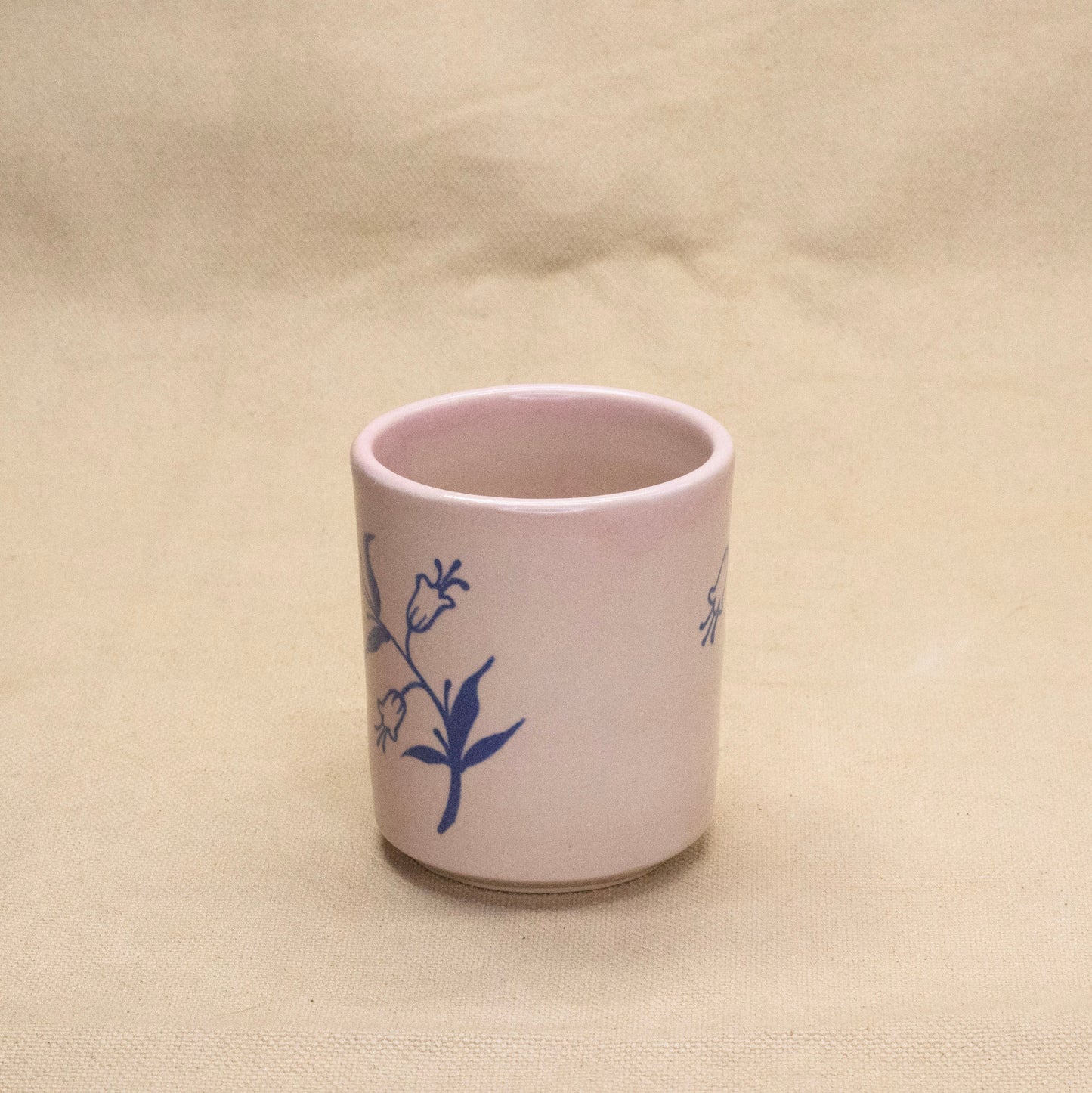 Pink Bluebell Mug by Caterpillar Clay