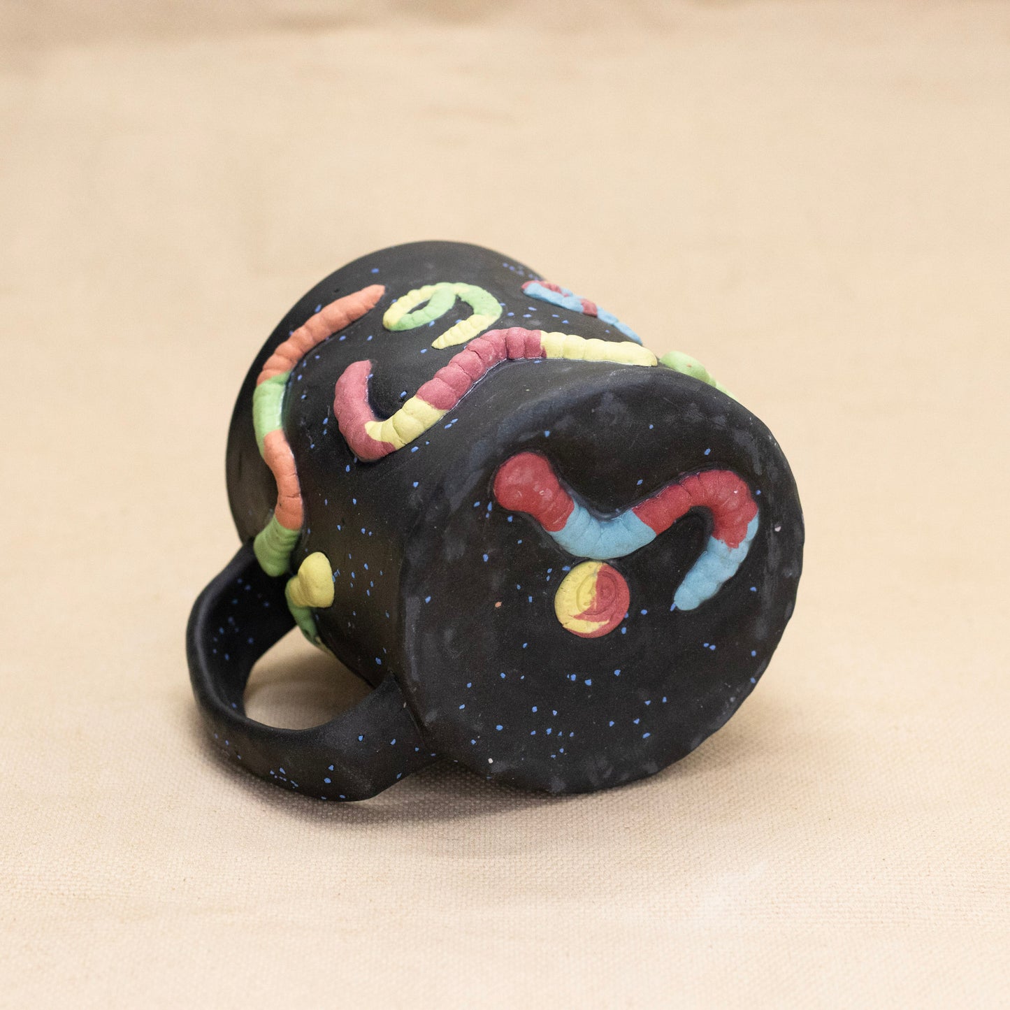 Gay Gummy Worm Mug by Amber Frances