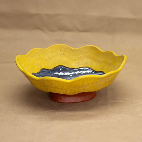 Small Scalloped Oval Bowls