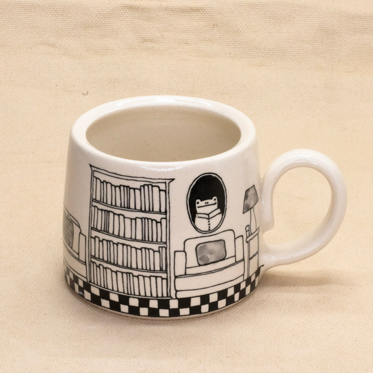 Froggy Lovers Mug by Rachel Burns Ceramics