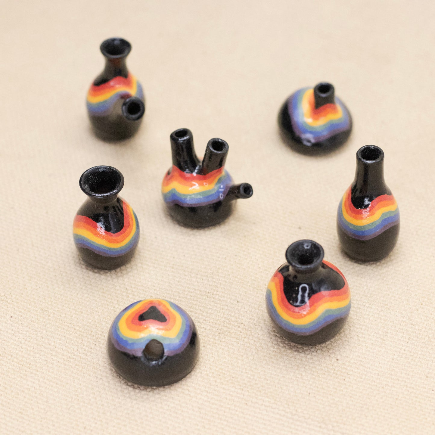 Tiny Pride Vases by Maddie Marino