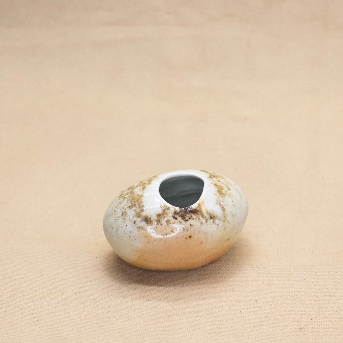 Soda-Fired Pebble Vase by Sarah Steininger Leroux