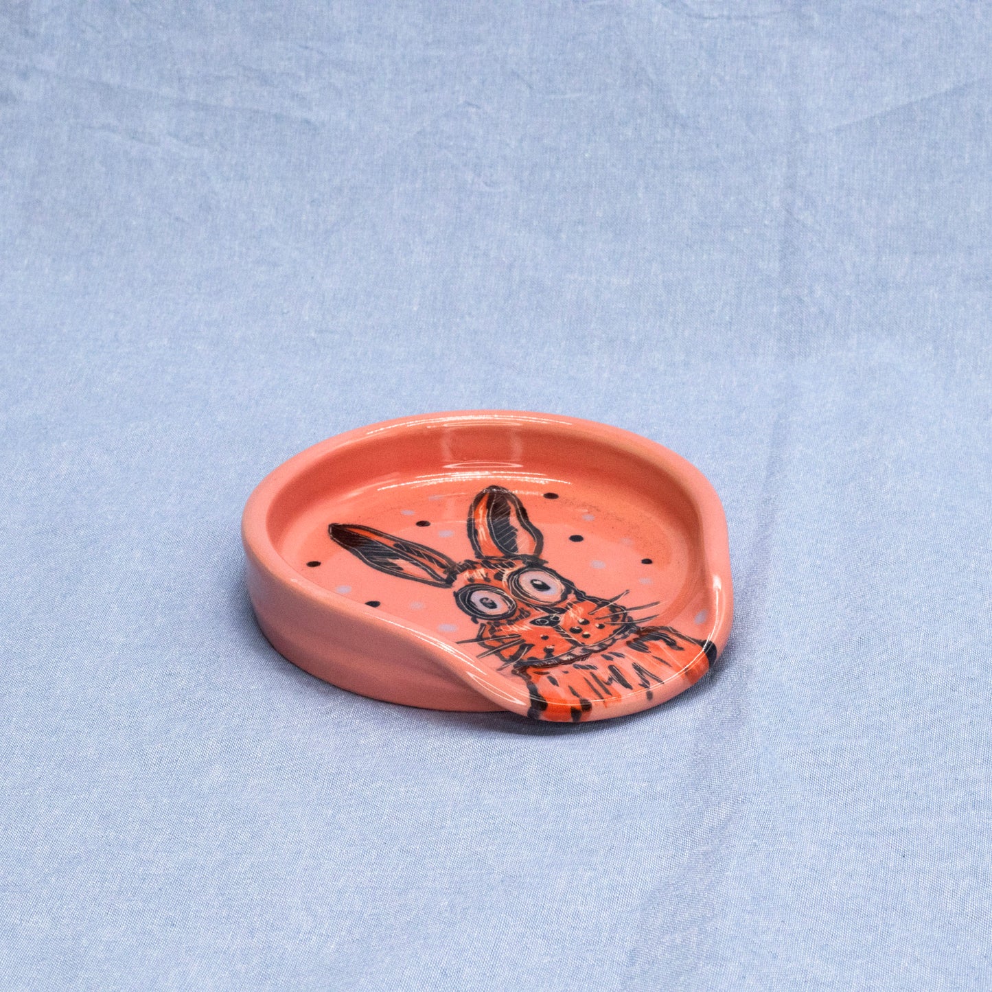 Lucky Headlight Bunny Spoon Holder by Frank Jacques