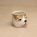 Slightly More Than Little Pup Cups (Hound) by Good Dog Ceramics