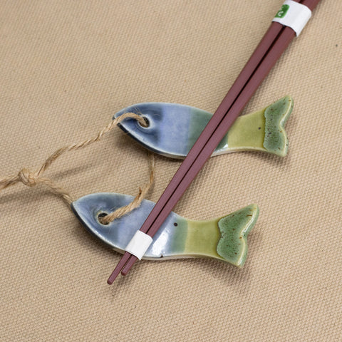 Chopstick Rest Set: Large Fish by Yuka Nakano