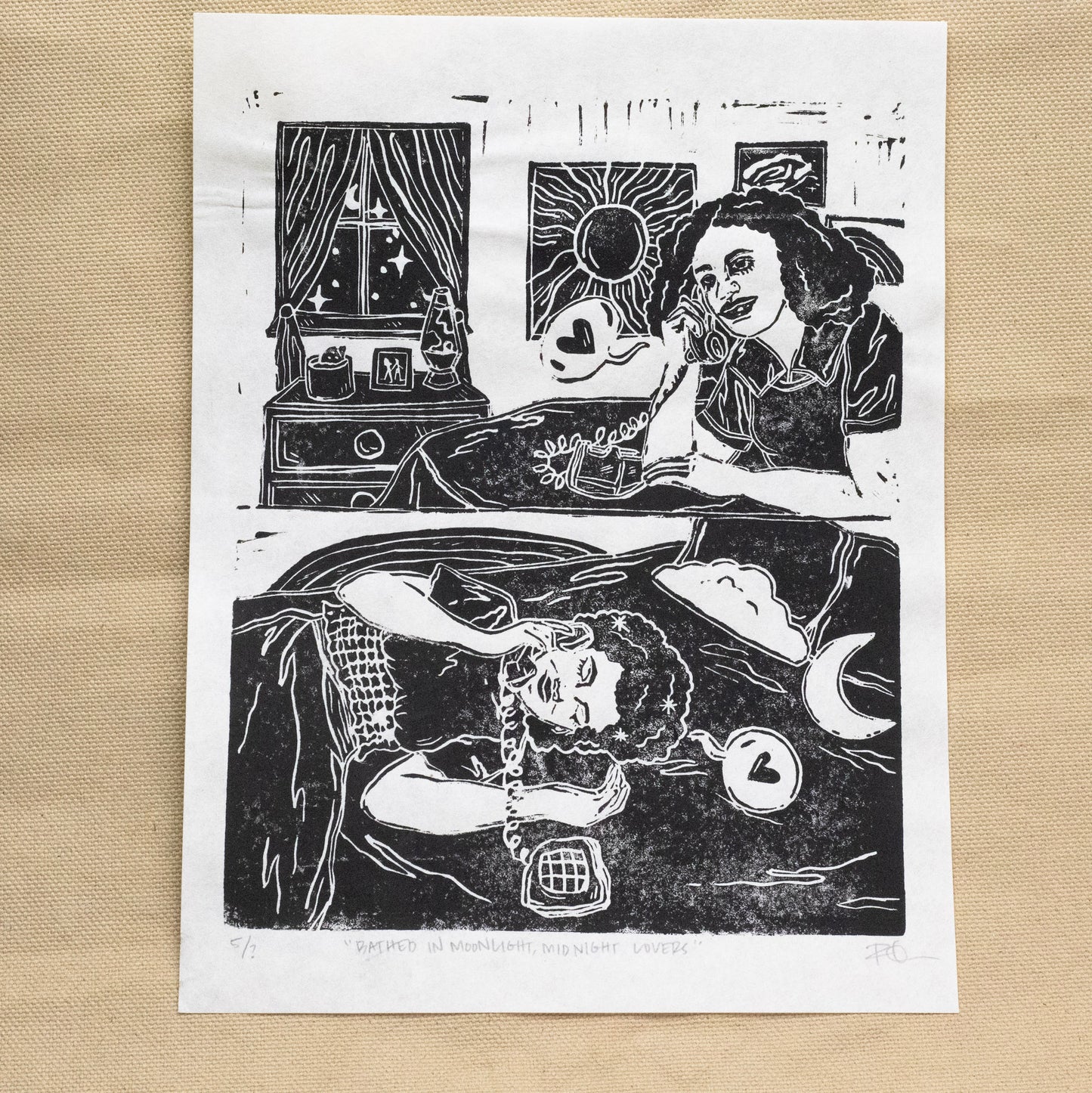"Bathed in Moonlight, Midnight Lovers" by Rawley Clark