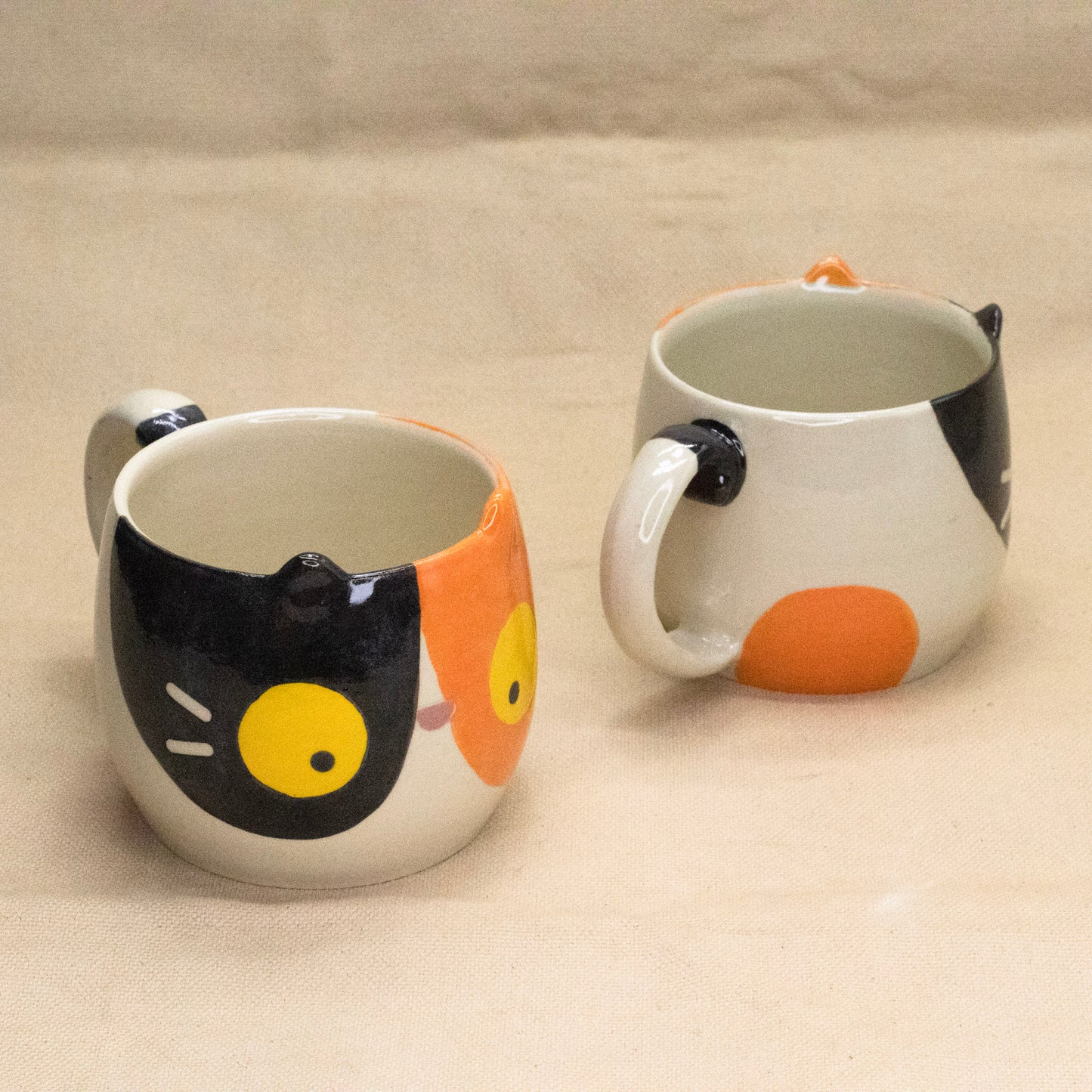 Calico Kitty Mug by Hei Mao Studio