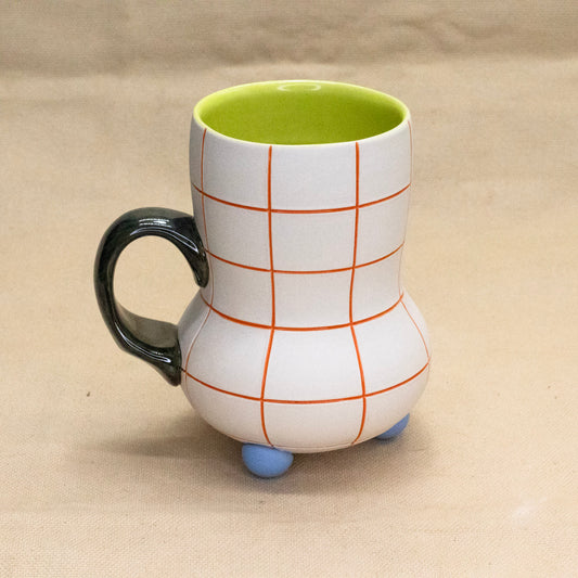 Grid Mug #1 by Totally Shapes