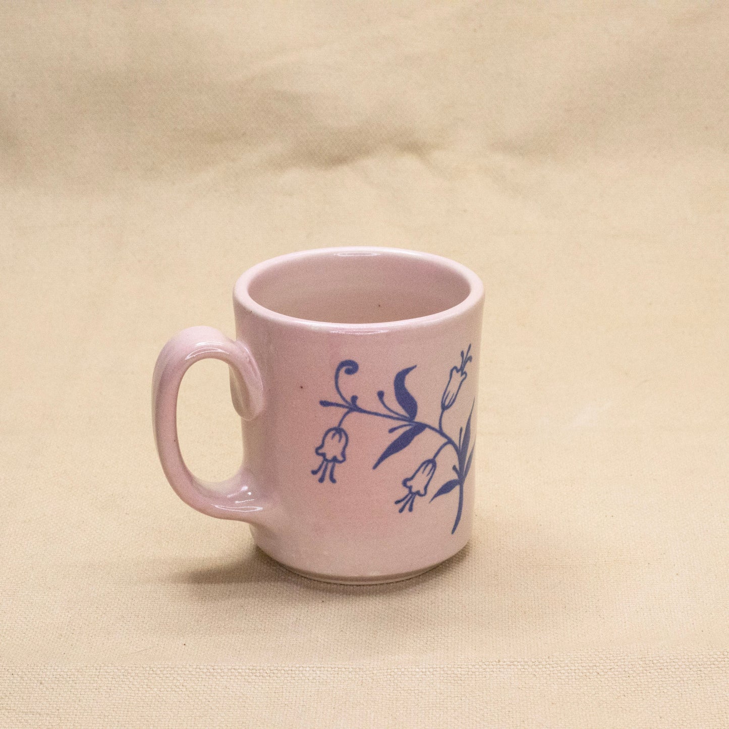 Pink Bluebell Mug by Caterpillar Clay