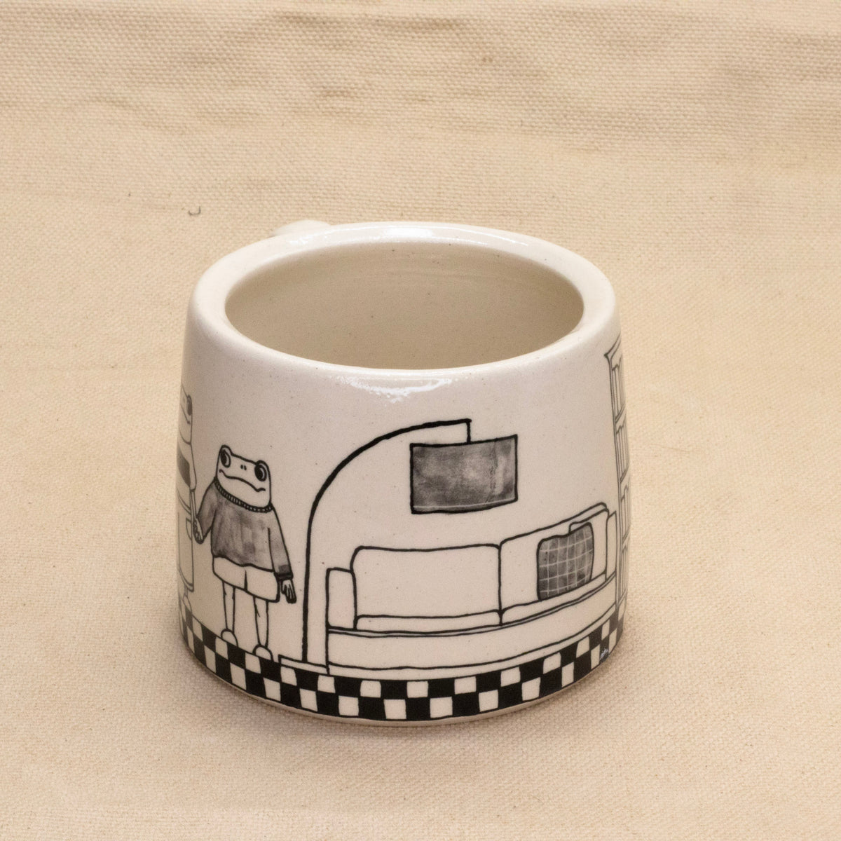 Froggy Lovers Mug by Rachel Burns Ceramics