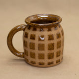 Amber Smoke Lattice Flared Mug by Wrecky Designs