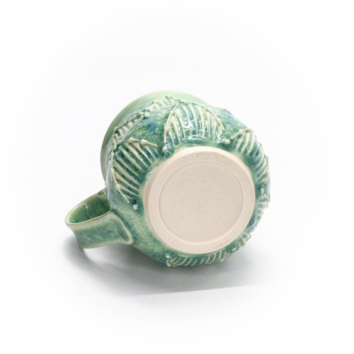 Turquoise Crystalline Mug by Savanah Conrad