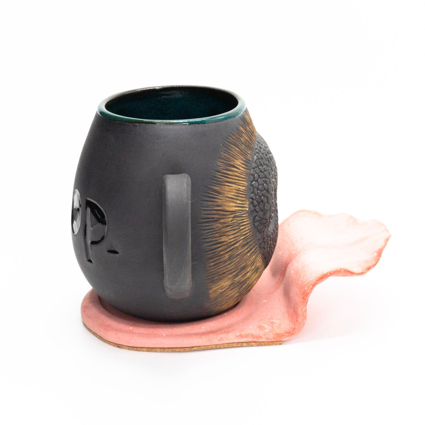 Snoot #655 and Tongue Coaster by Curiosibee Ceramics