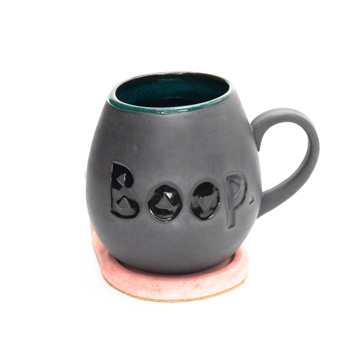 Snoot #655 and Tongue Coaster by Curiosibee Ceramics