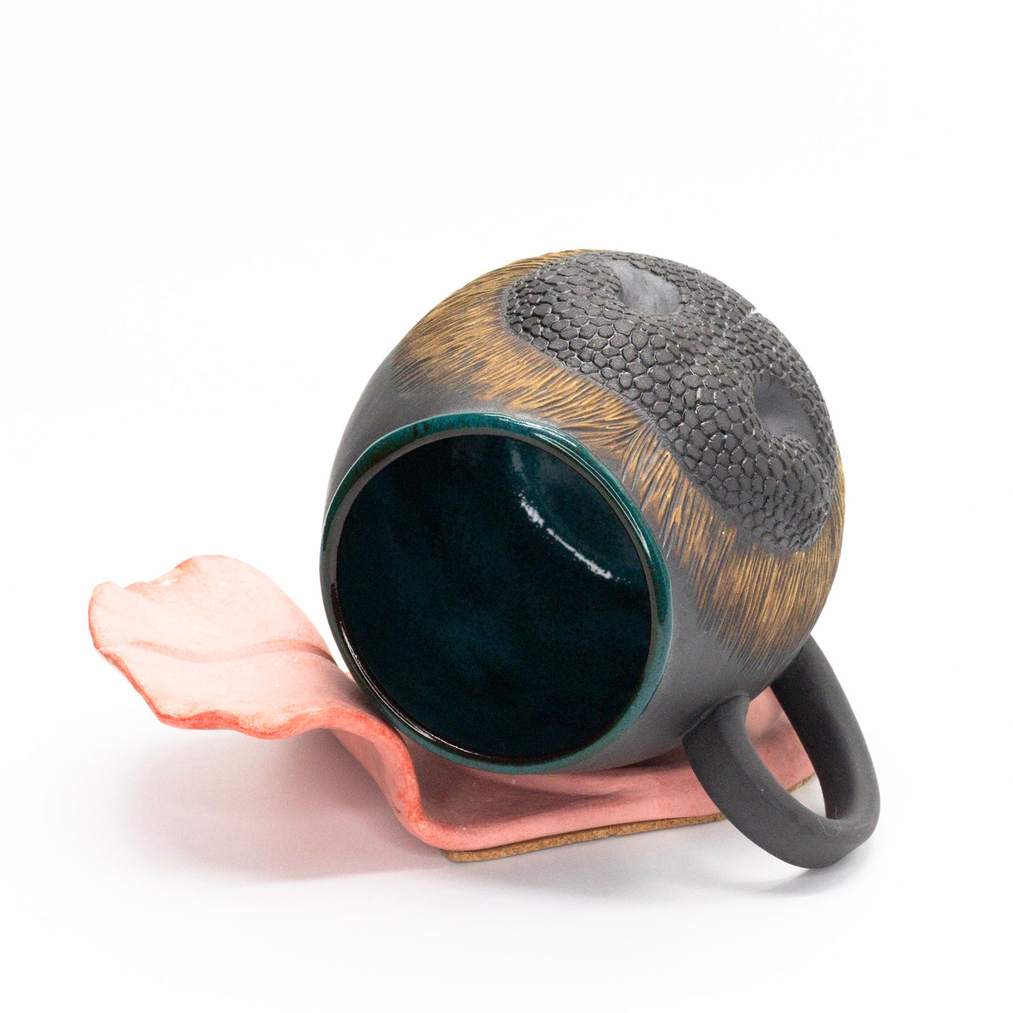 Snoot #655 and Tongue Coaster by Curiosibee Ceramics