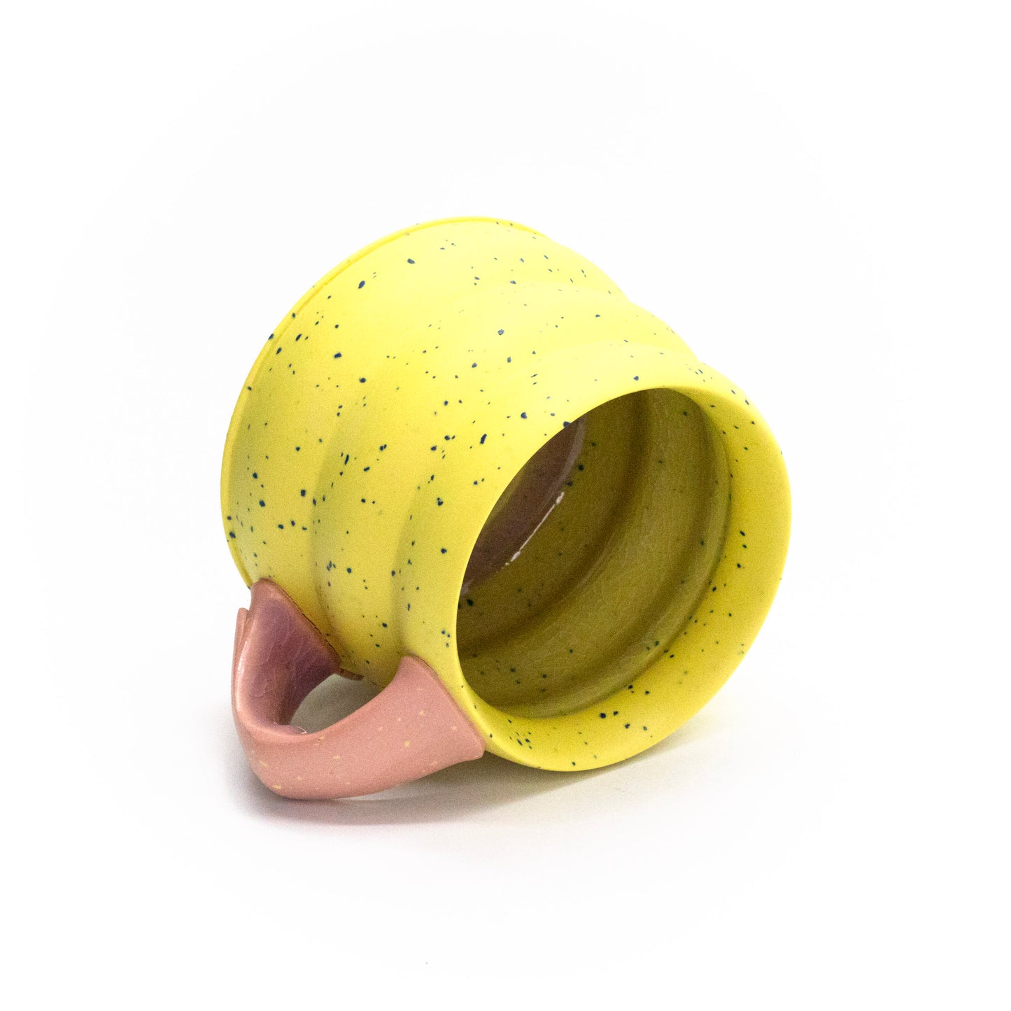 Yellow candy crunch mug by Brian Sarama