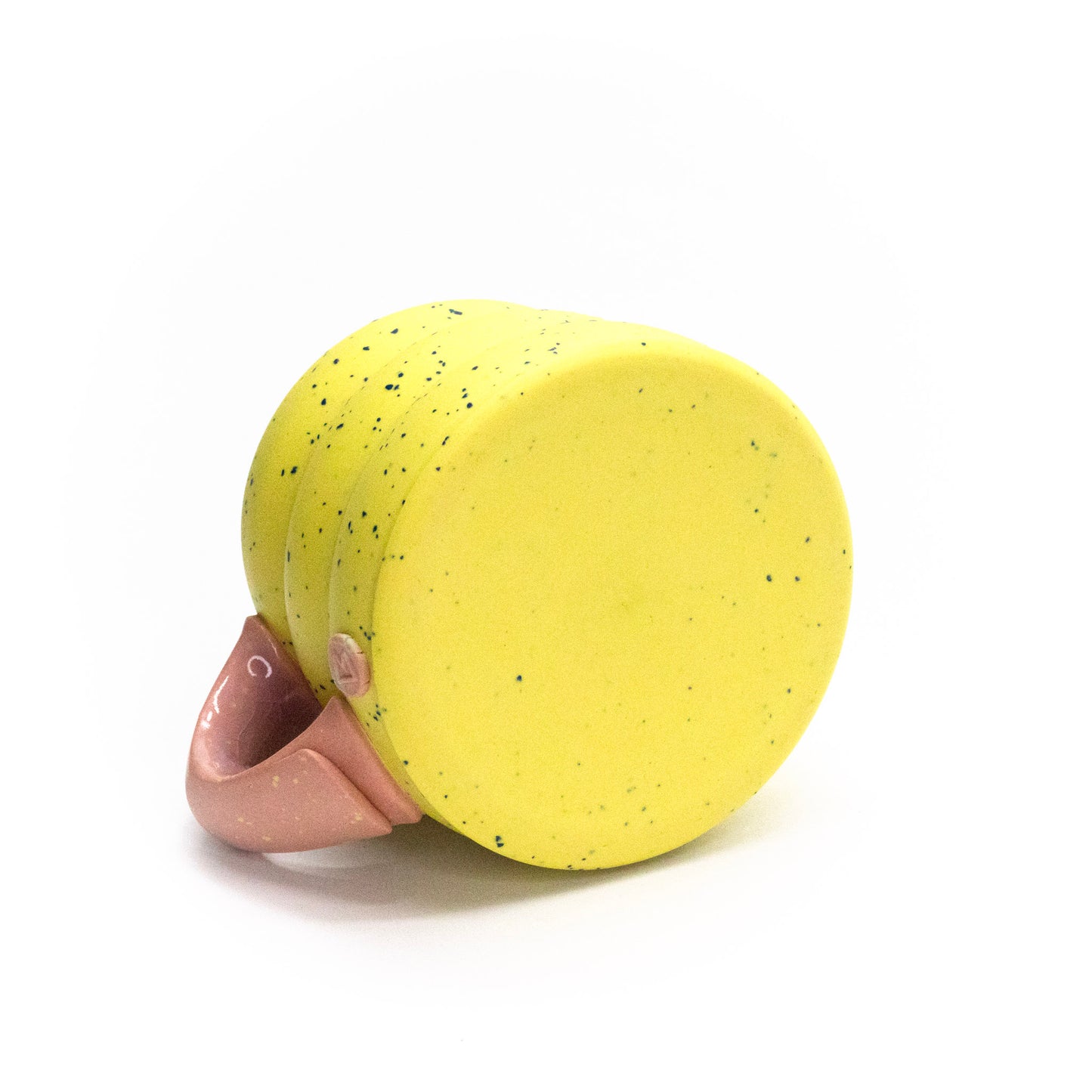 Yellow candy crunch mug by Brian Sarama