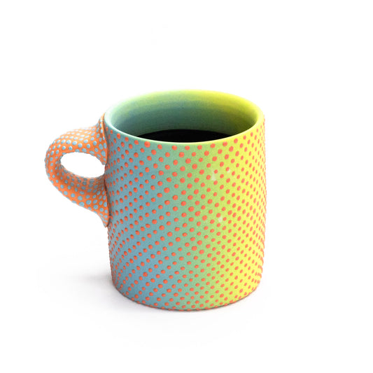 Gradient dot mug by Chris Long