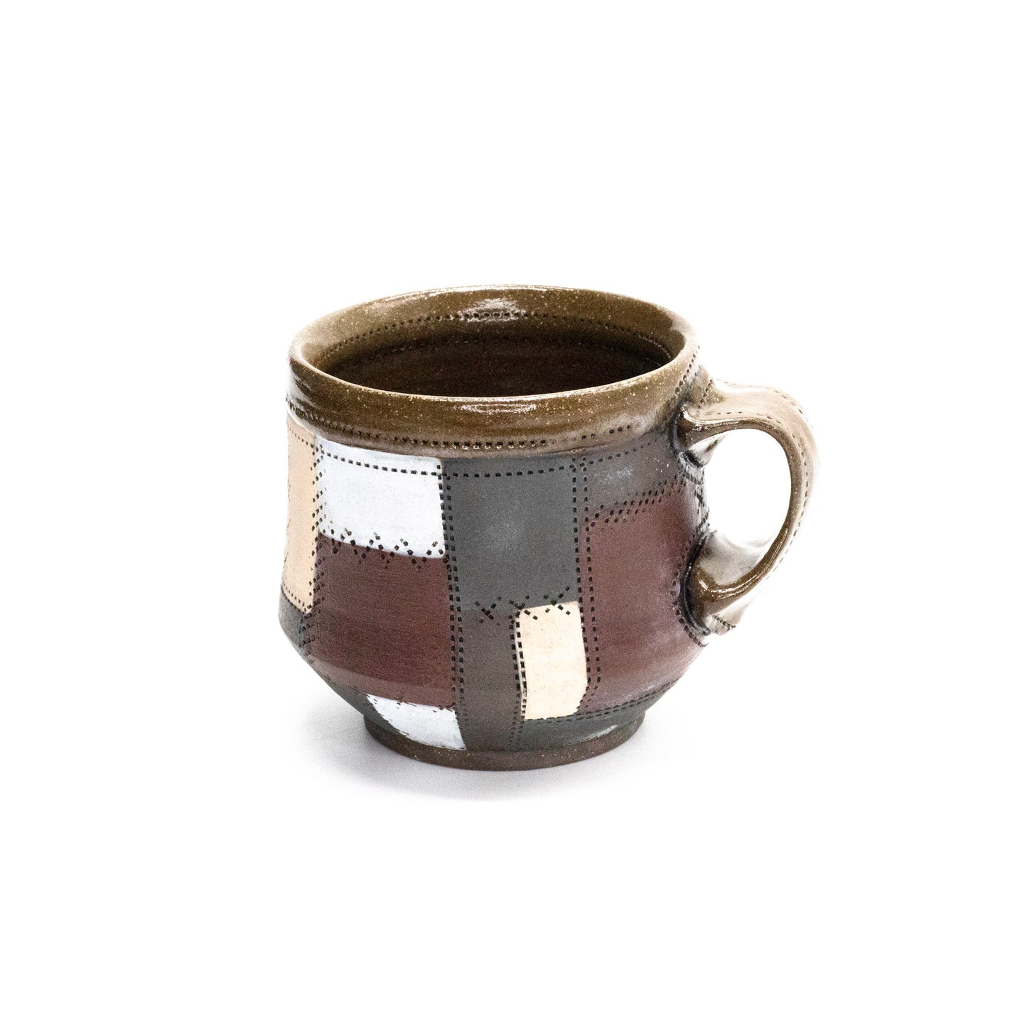 Patchwork mug by Jenna Knight