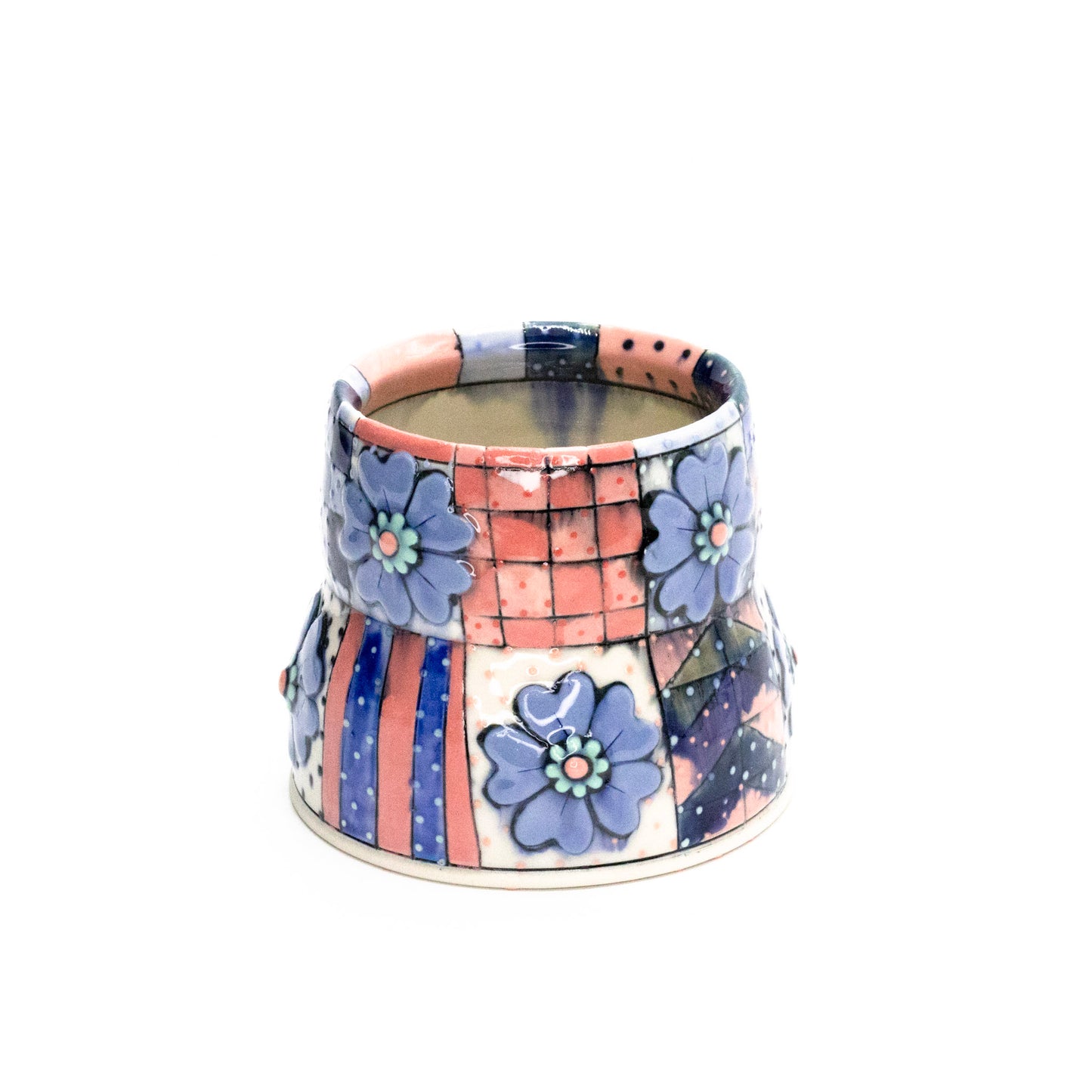 Blue & Pink Quilt Mug by Be Rose