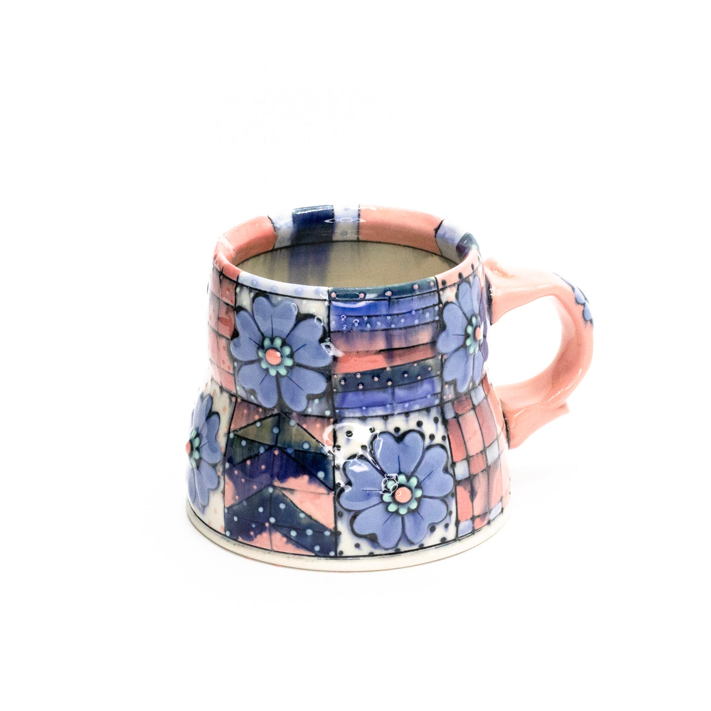 Blue & Pink Quilt Mug by Be Rose