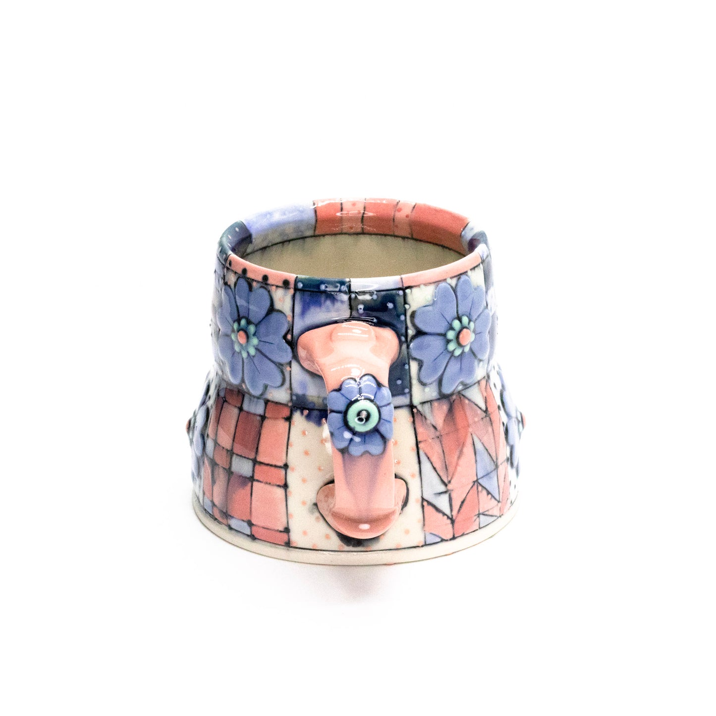 Blue & Pink Quilt Mug by Be Rose