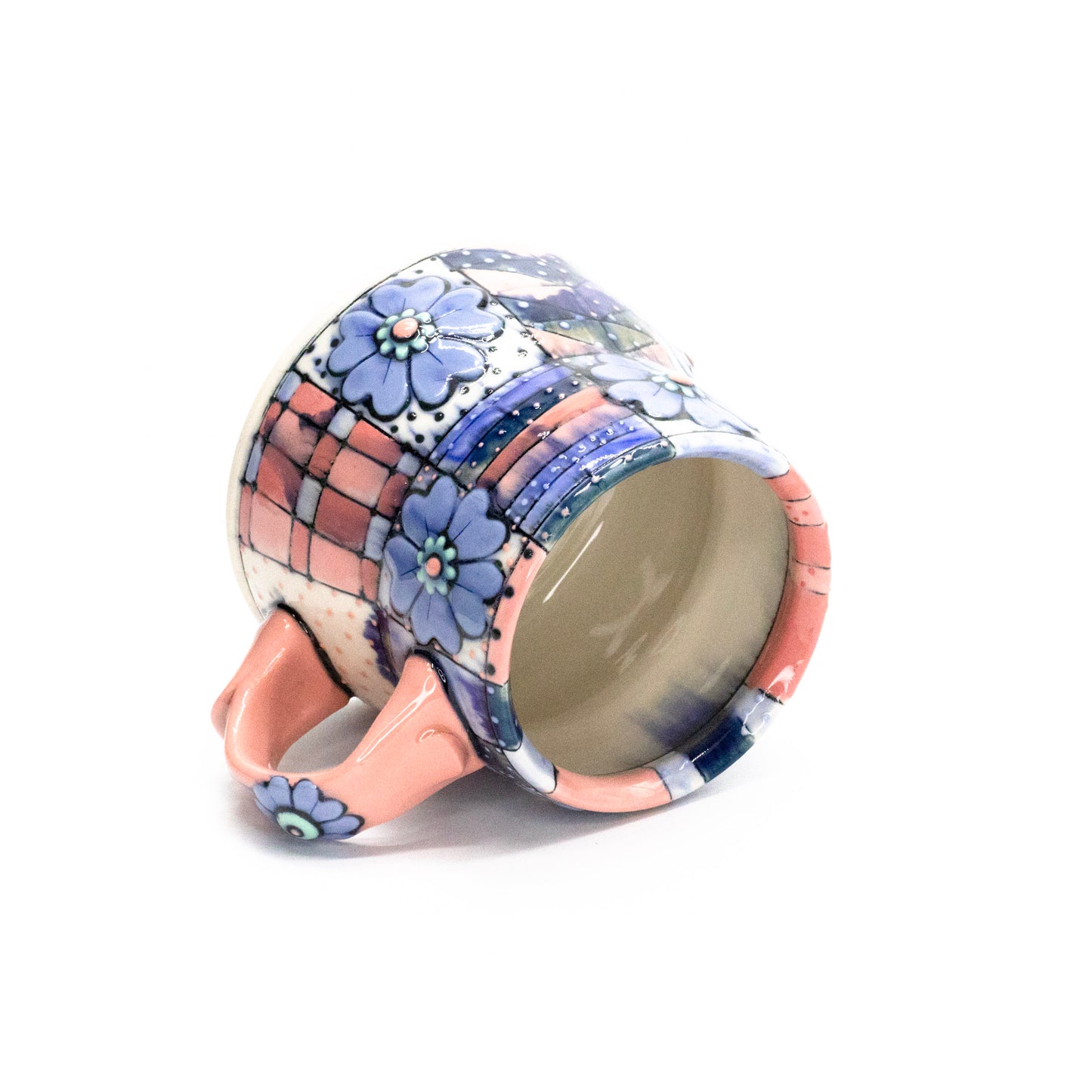 Blue & Pink Quilt Mug by Be Rose