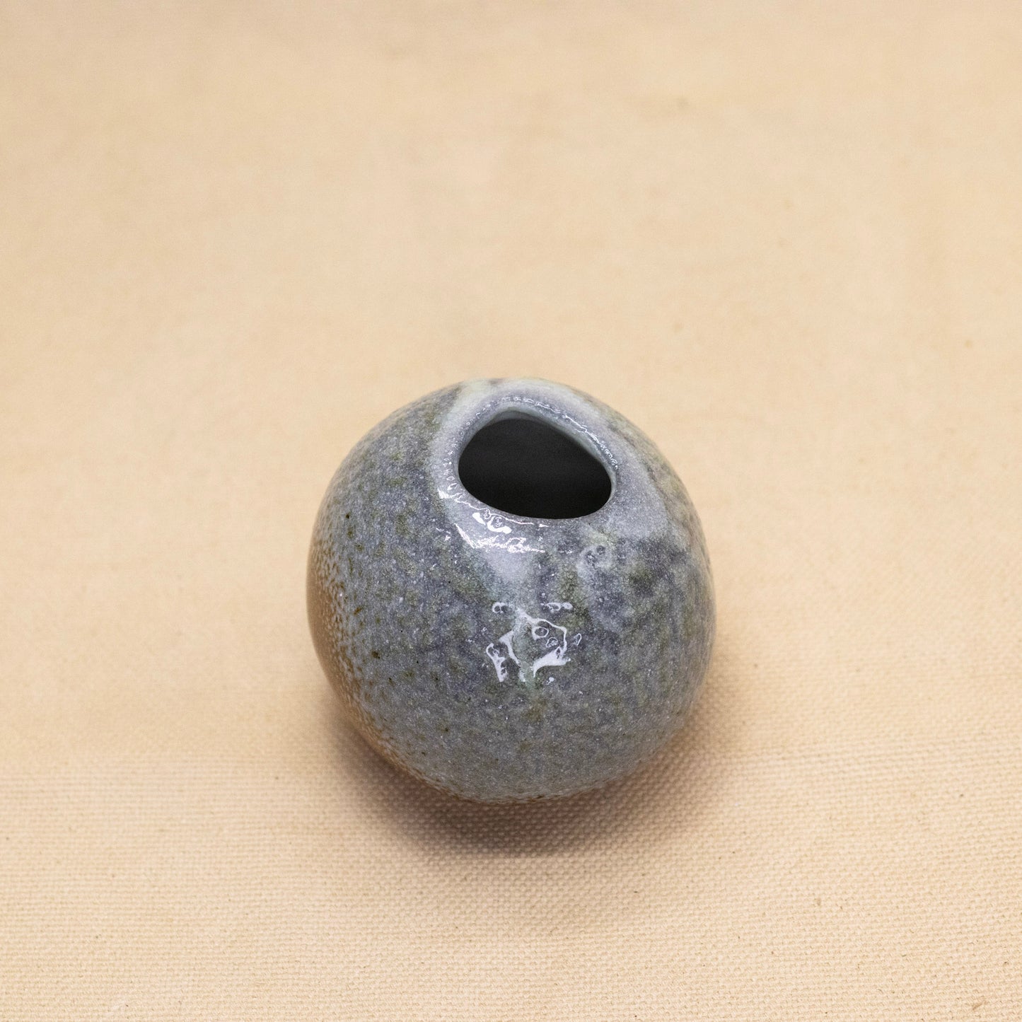 Soda-Fired Pebble Vase by Sarah Steininger Leroux