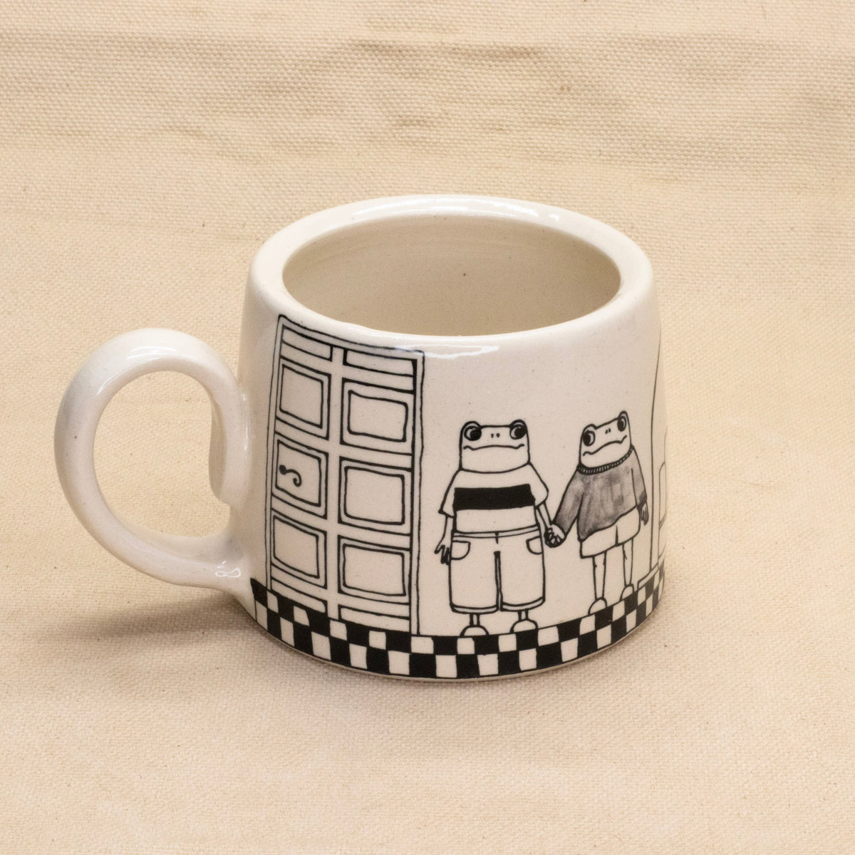 Froggy Lovers Mug by Rachel Burns Ceramics