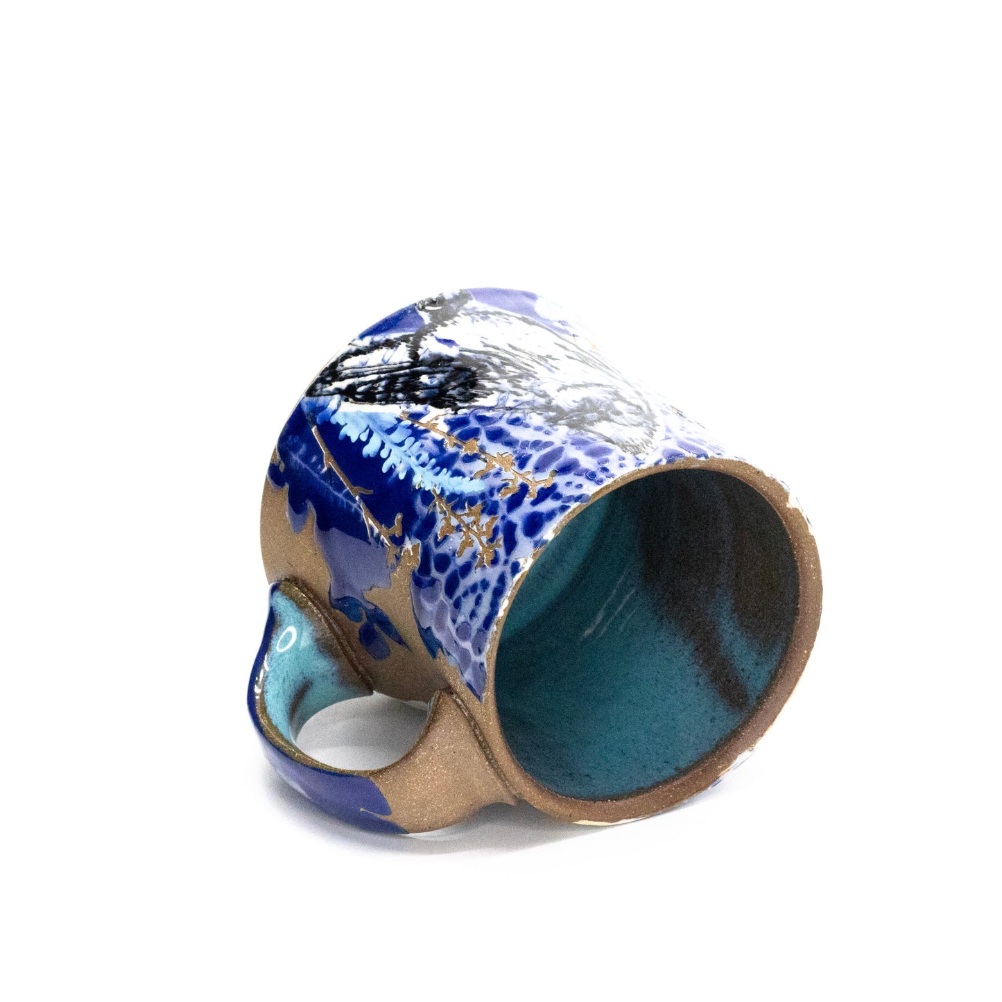 Blue jay mug by Becky Meneely