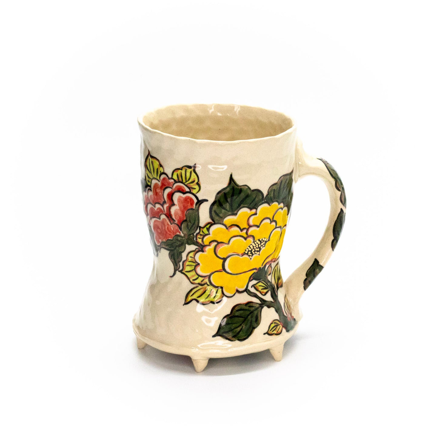 peony mug by Esther Lee Mech